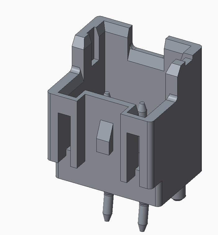 2.50mm PITCH 180&deg;DIP With boss WAFER