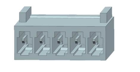 2.54线对板连接器