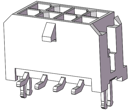 3.00mm PITCH SMT TYPE 180&deg; WAFER 金属吸取盖规格