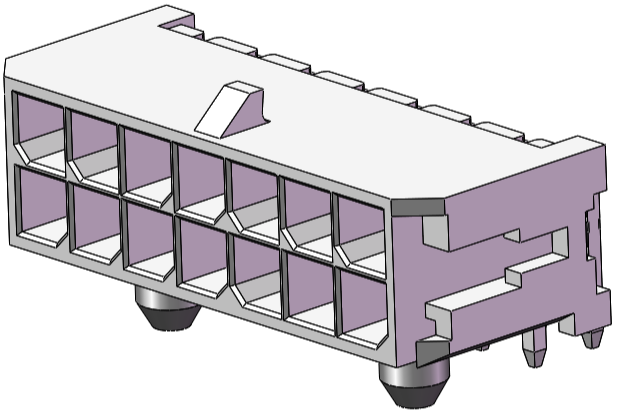3.00mm PITCH DIP TYPE 90&deg; WAFER 圆塑柱