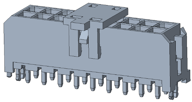 3.00mm PITCH DIP TYPE 180&deg; WAFER 塑胶吸取盖规格