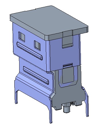 SLIMSAS 4X SOCKET VERTICAL,DIP脚2.20MM