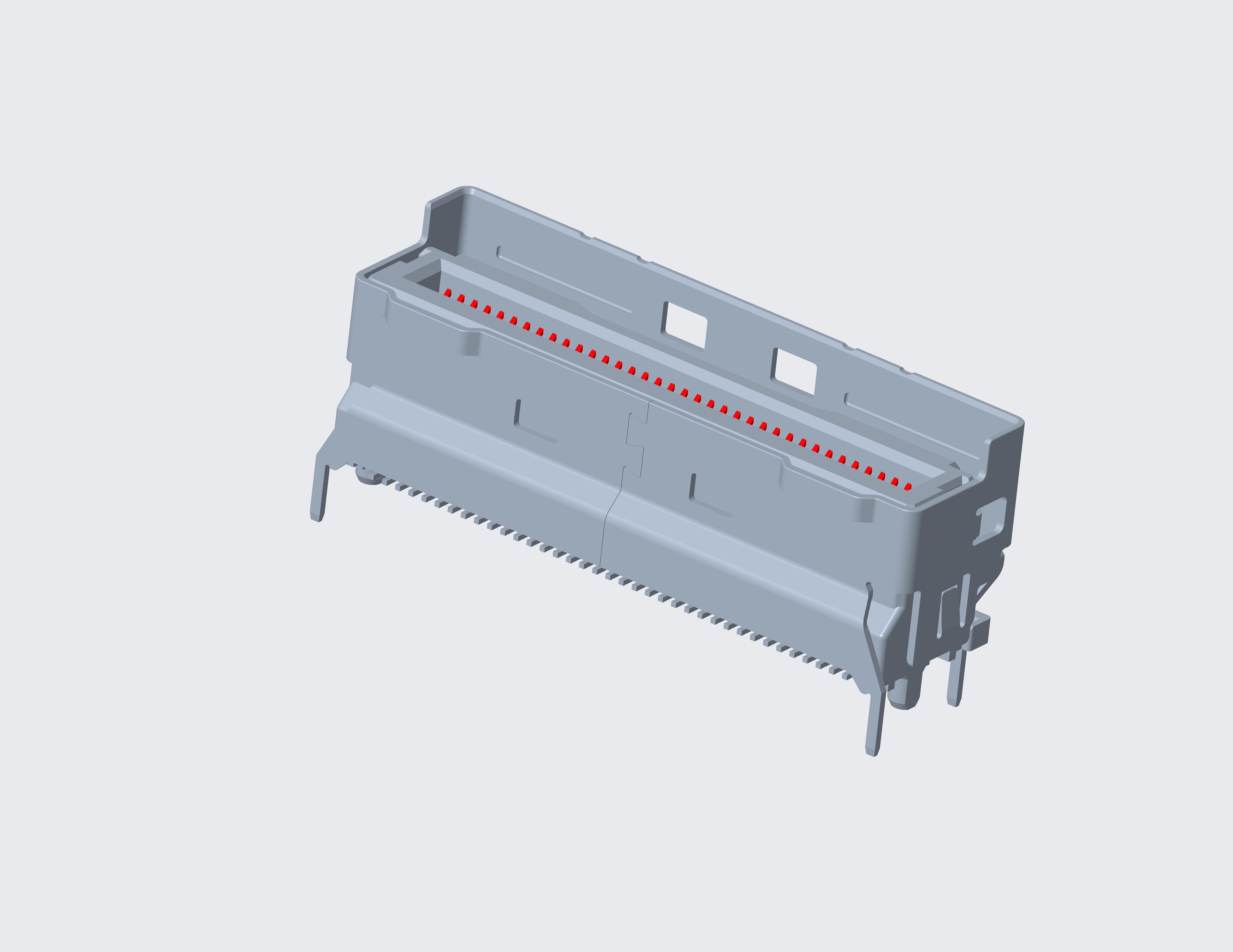 MINI COOL EDGE IO CONNECTOR0.6 PITCH 74PIN VT SMT