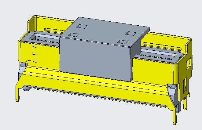 MINI COOL EDGE IO CONNECTOR 0.6 PITCH 74PIN VT SMT